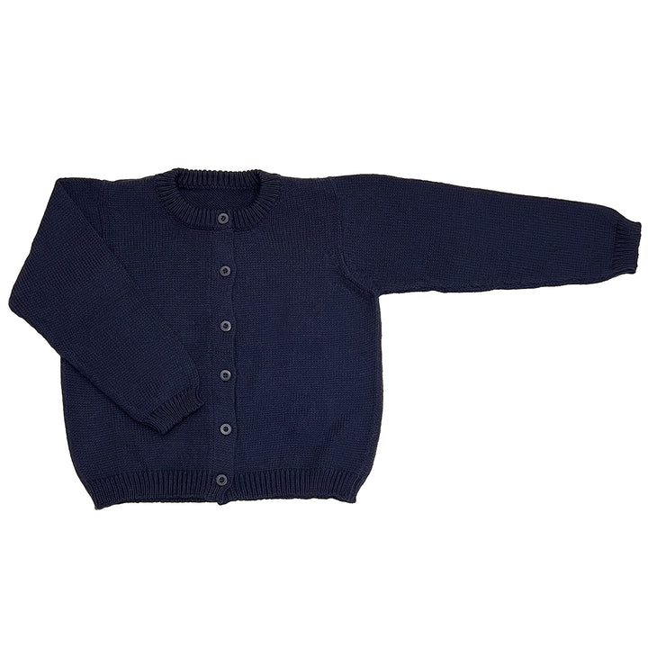 Essentials Pima Cardigan-Nautical Navy