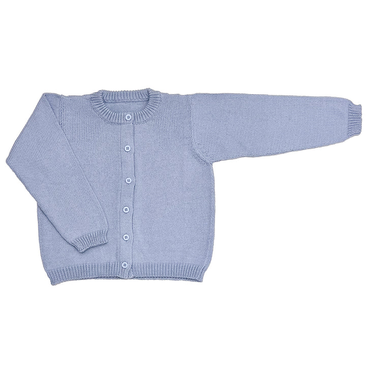 Essentials Pima Cardigan-Blue