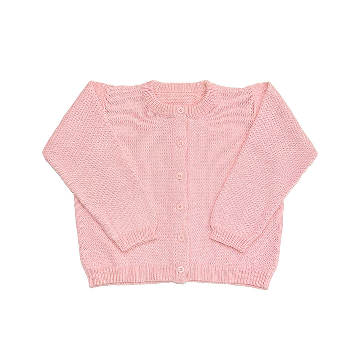 Essentials Pima Cardigan-Pink