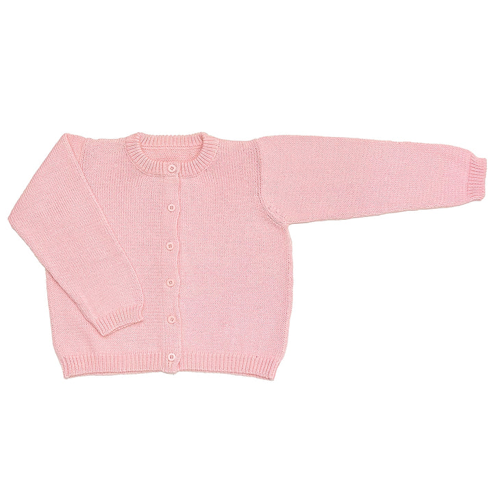 Essentials Pima Cardigan-Pink