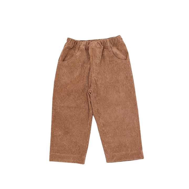 Corduroy Pull On Pants-Chestnut