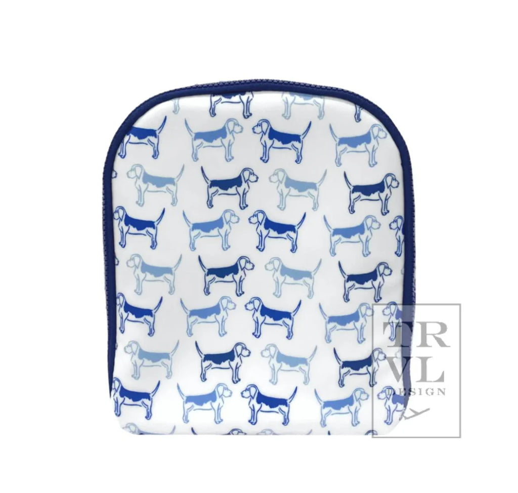 BRING IT-PUPPY LOVE Insulated Lunch Bag-Blue