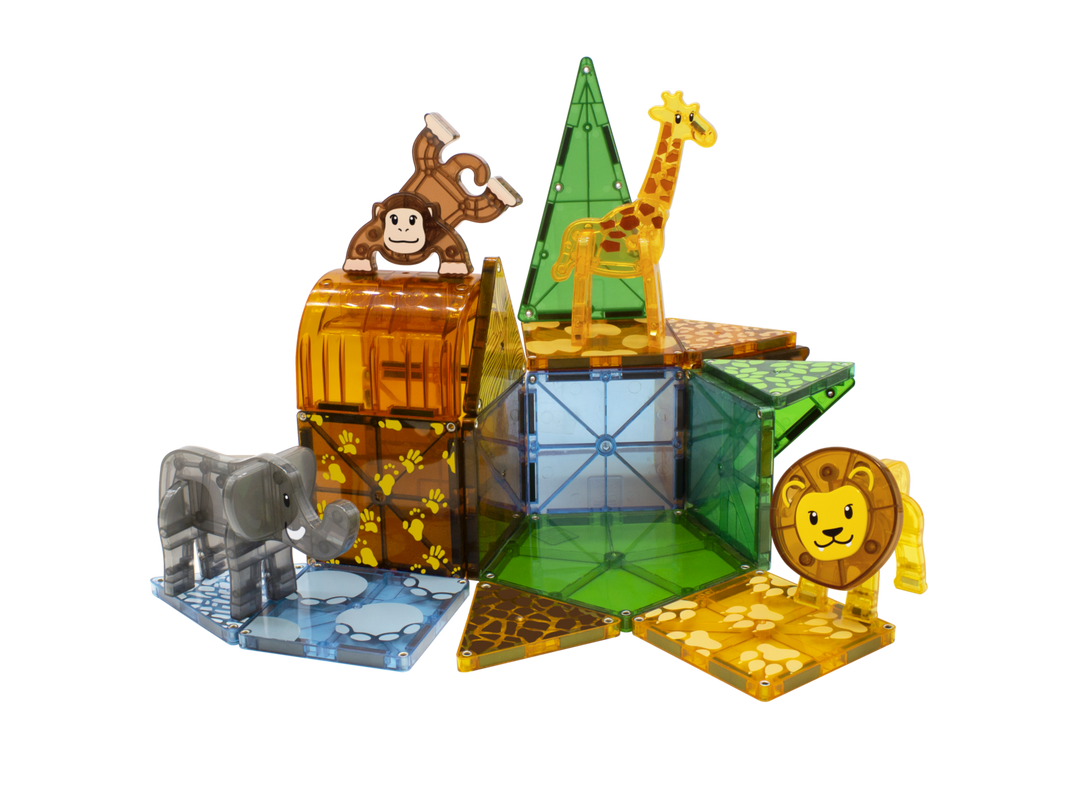 MAGNA TILES Safari Animals 25-Piece Set