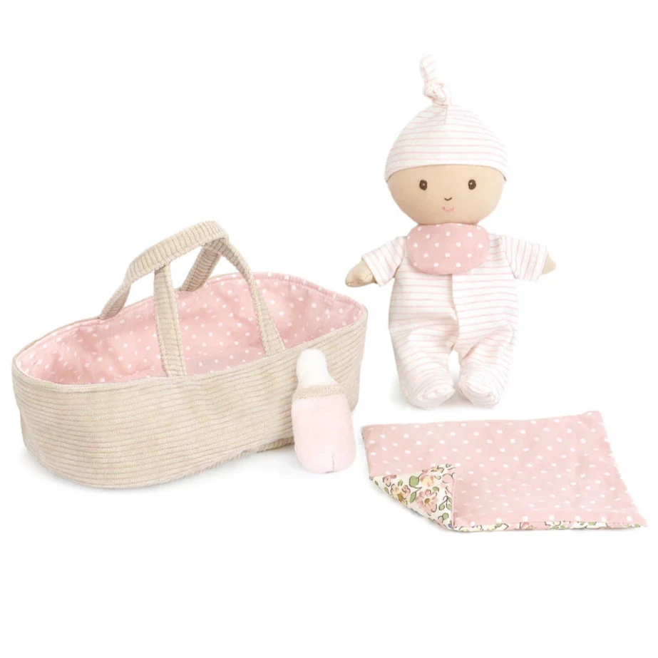 Newborn Baby Doll & Carrier Set