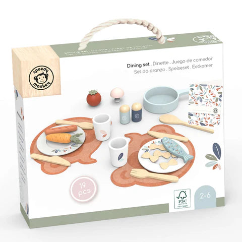 Dining Set - Role play - wooden toys