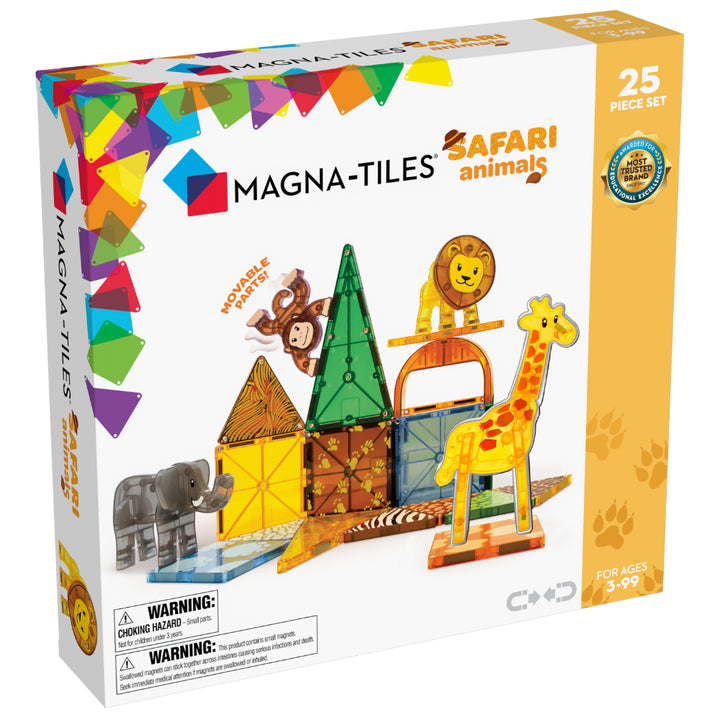 MAGNA TILES Safari Animals 25-Piece Set