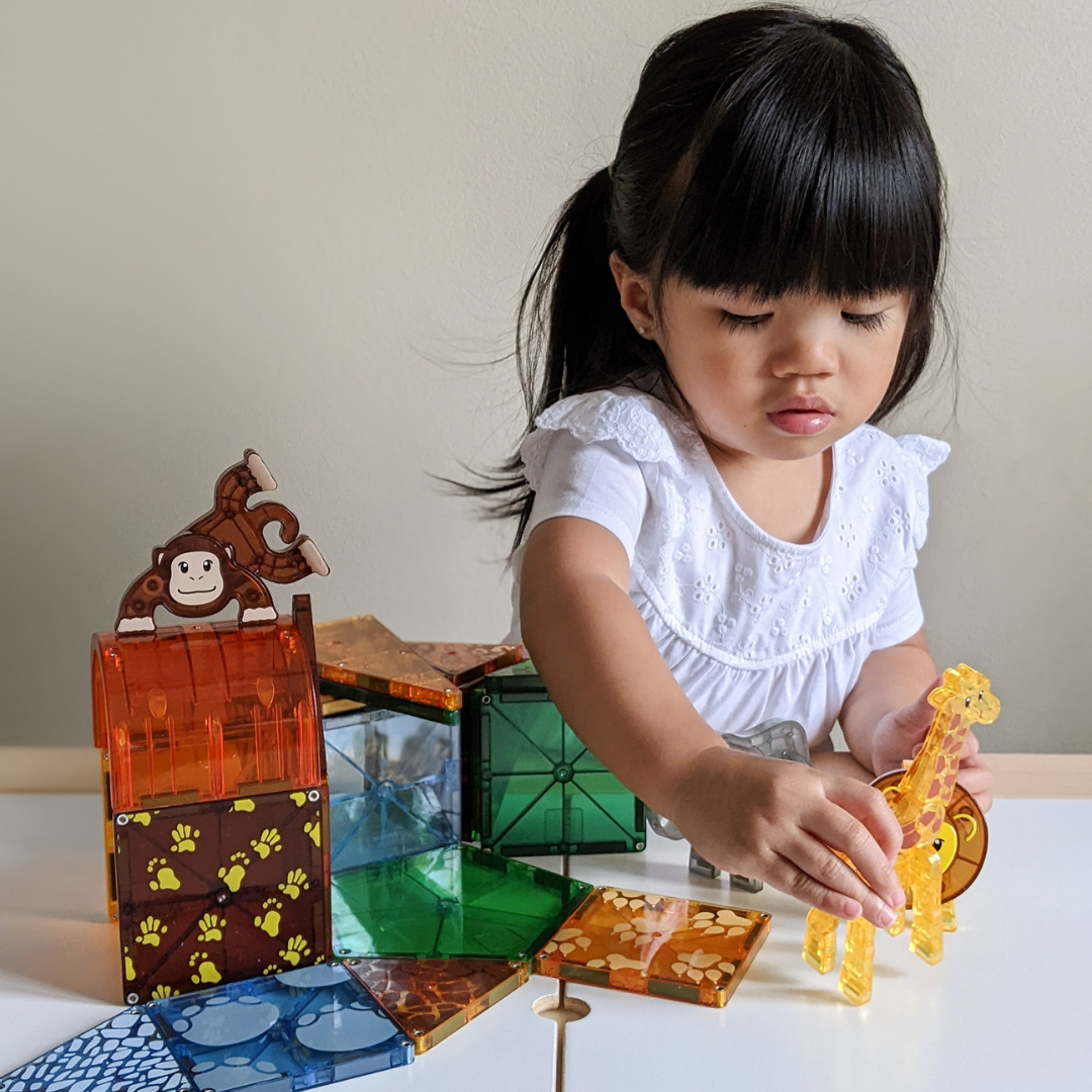 MAGNA TILES Safari Animals 25-Piece Set