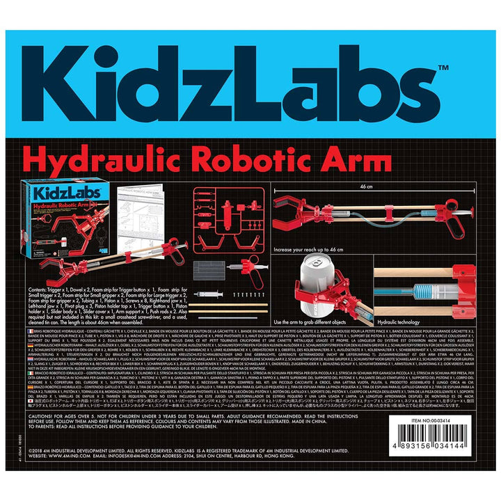 4M-Kidz Labs Hydraulic Robotic Arm