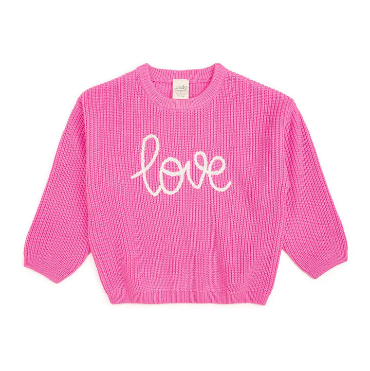 Love Valentine's Day Knit Sweater - 3T