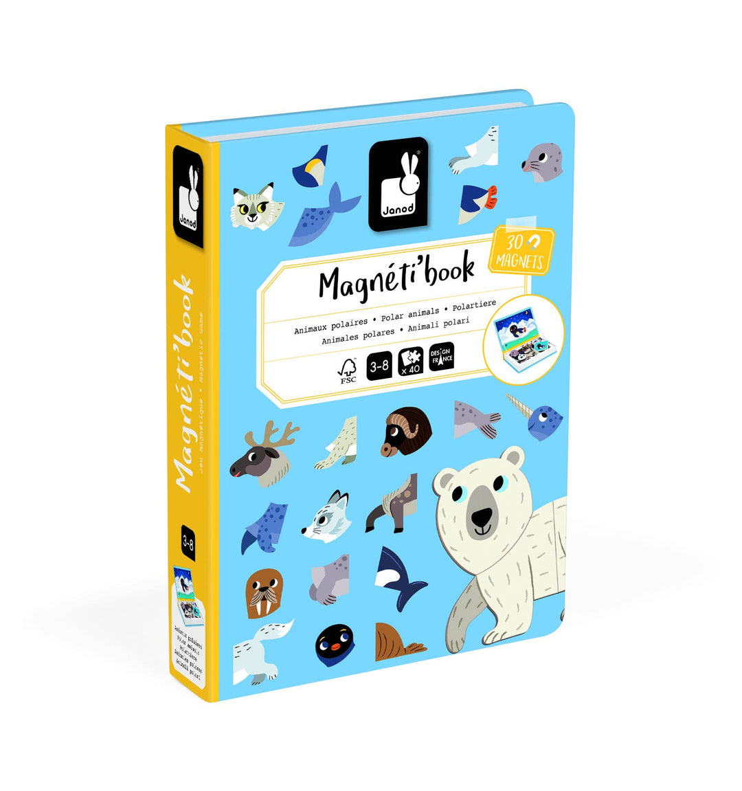 MAGNETI'BOOK - POLAR ANIMALS