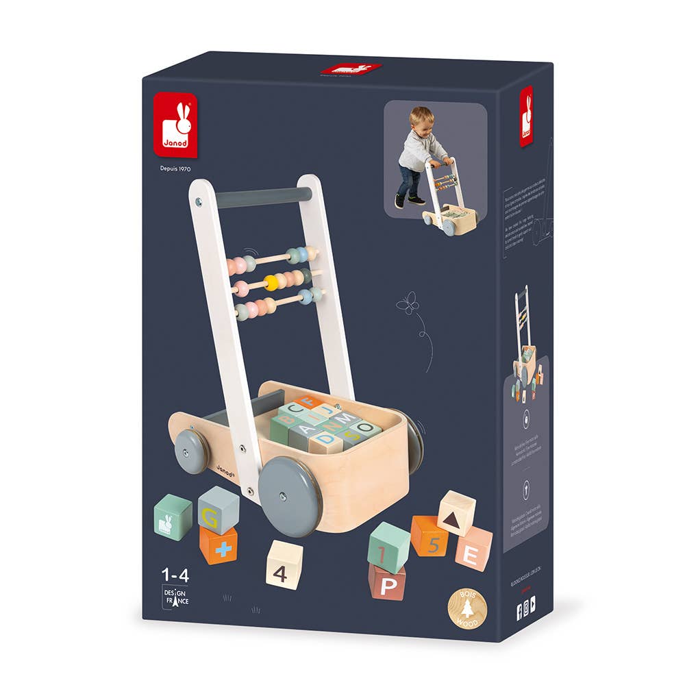 Sweet Cocoon - Cart With Abc Blocks - 20 Blocks