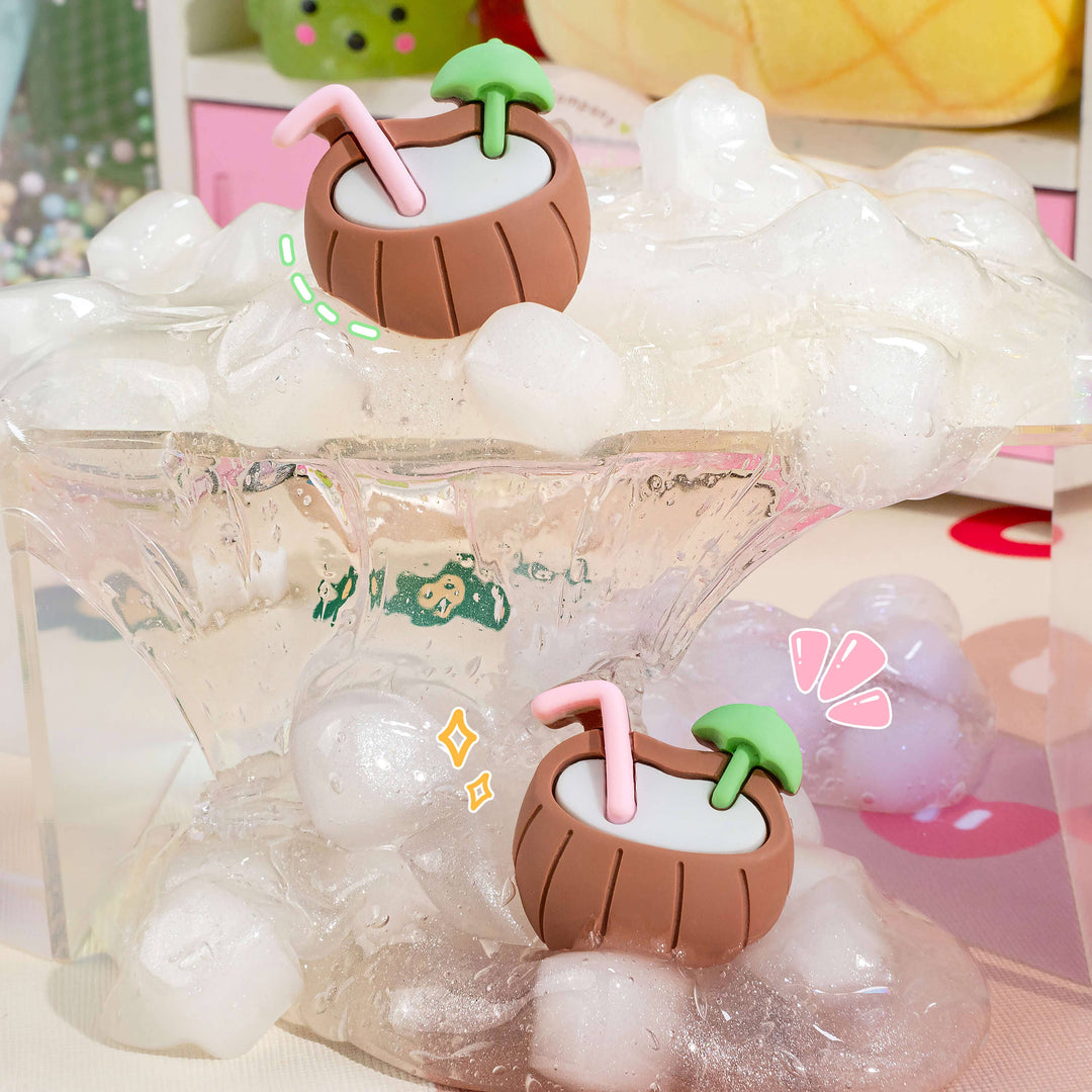 Mogoo Mogoo Coconut Jelly Cube Clear Slime (4pcs/case)