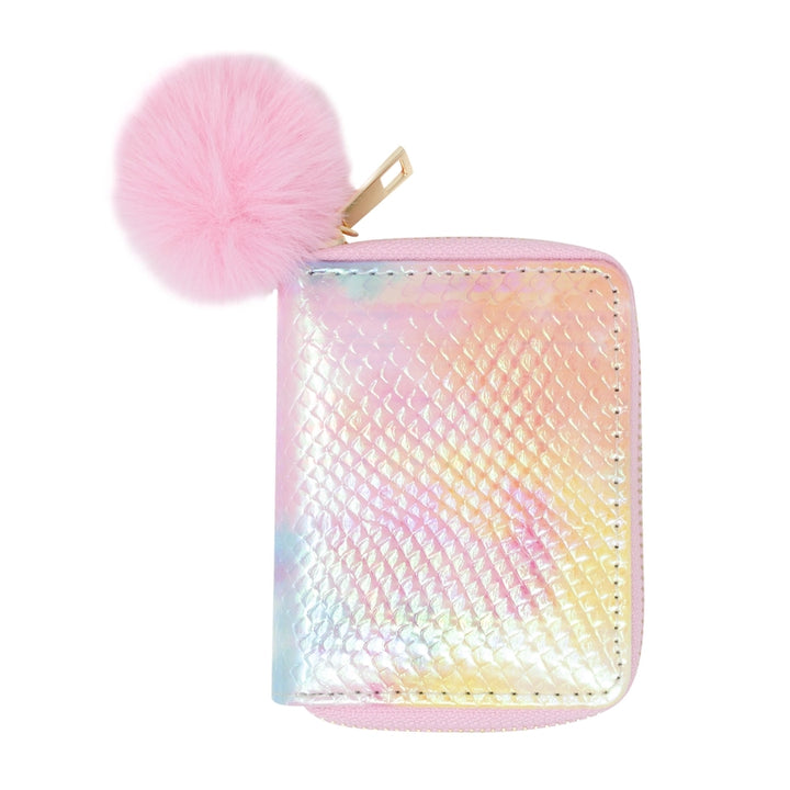 Tie Dye Mermaid Scale Wallet-Pink