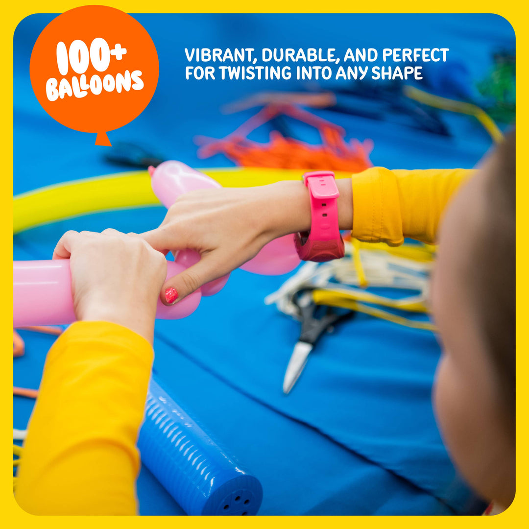 Balloon Animal Twisting Kit for Kids (with pump), Gift