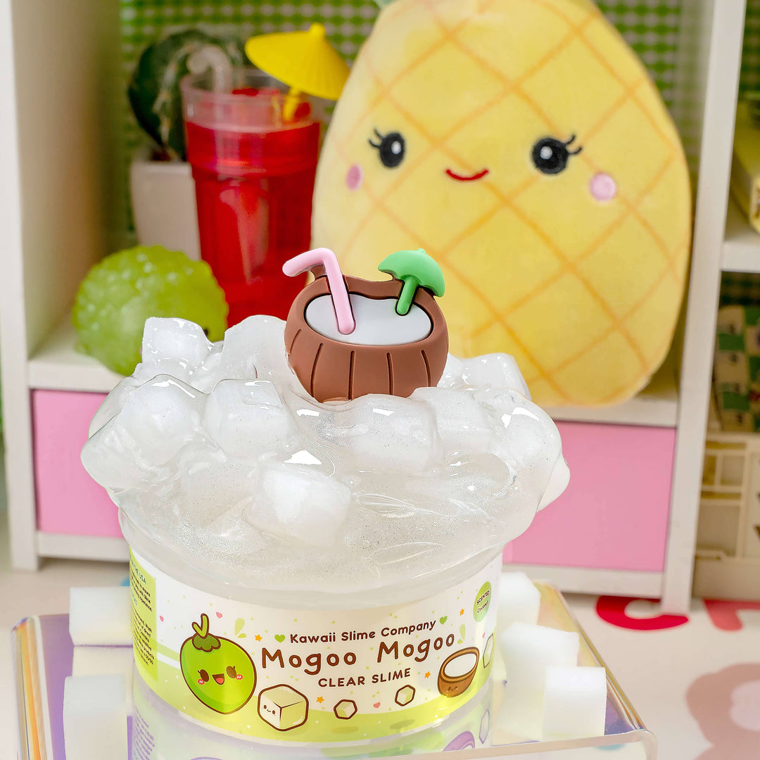 Mogoo Mogoo Coconut Jelly Cube Clear Slime (4pcs/case)