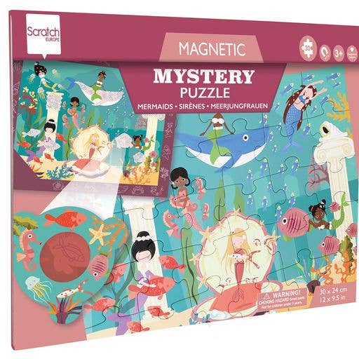 Scratch - Magnetic Mystery Puzzle MERMAID 30 pcs