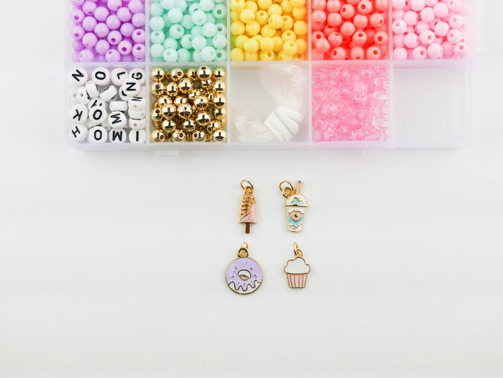 Sweet Treat DIY Stretchy Bracelet Craft Kit Candy Shop Gift