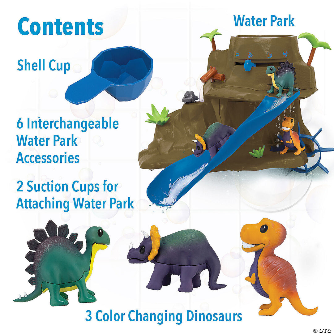 Dinosaur Color Splash Water Park Bath Toy Set