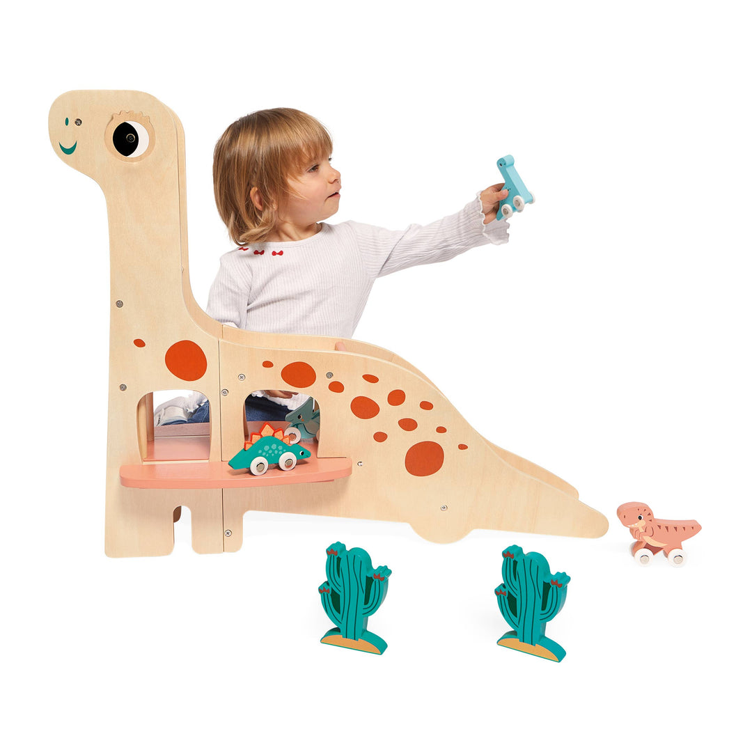 Dino | Garage | Includes 4 Dino Cars & Elevator | Ages 2+