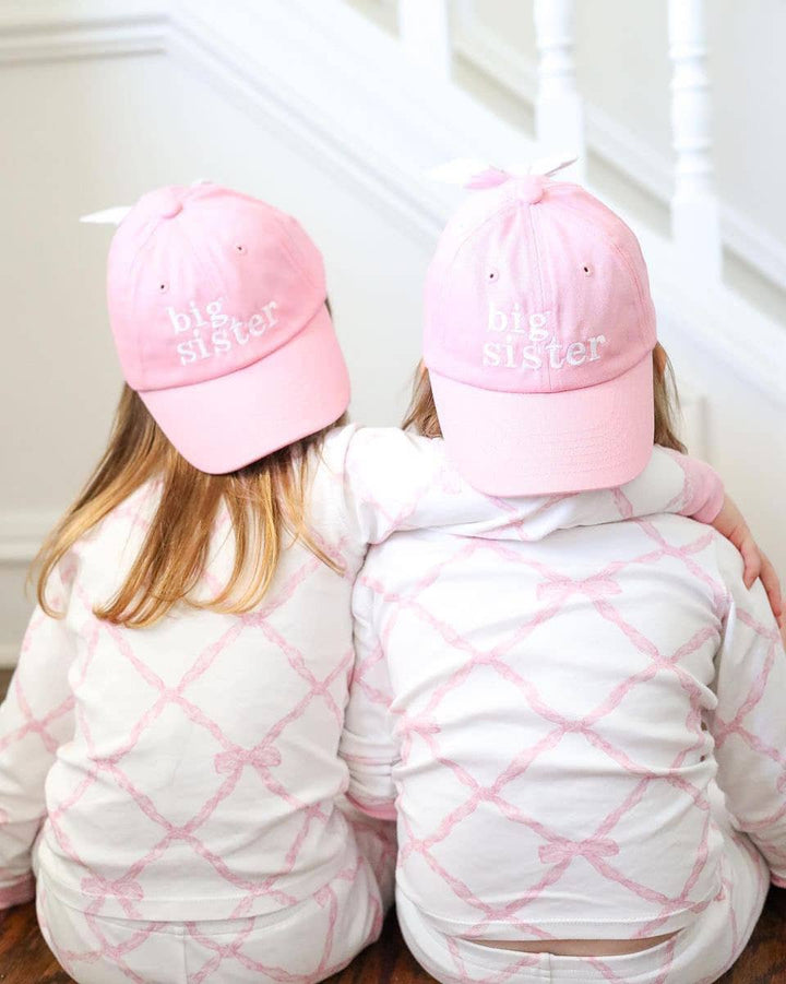 Big Sister Bow Baseball Hat: Youth (2-7)