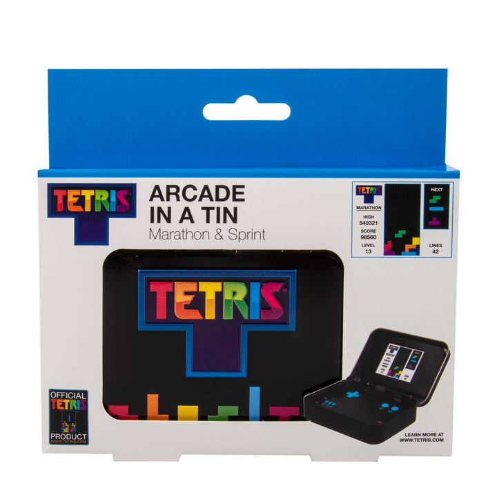 Tetris Arcade in a Tin - Retro Handheld Gaming Gift