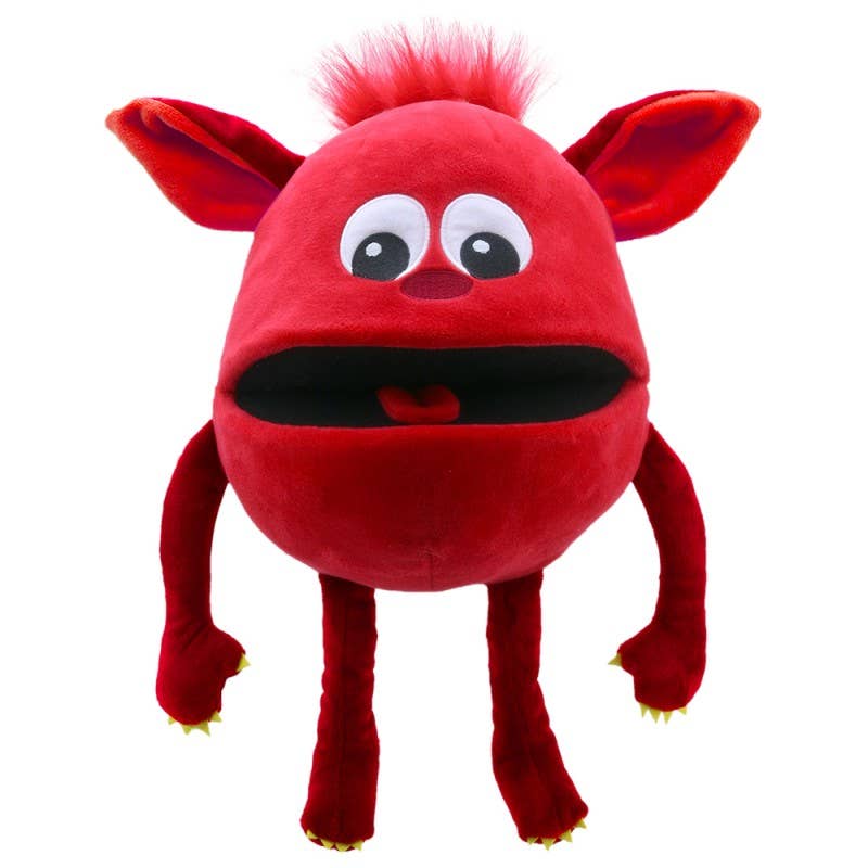 Baby Monster Hand Puppet - Red