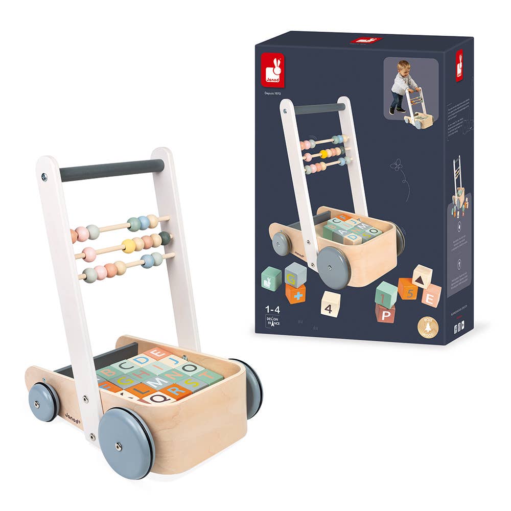 Sweet Cocoon - Cart With Abc Blocks - 20 Blocks