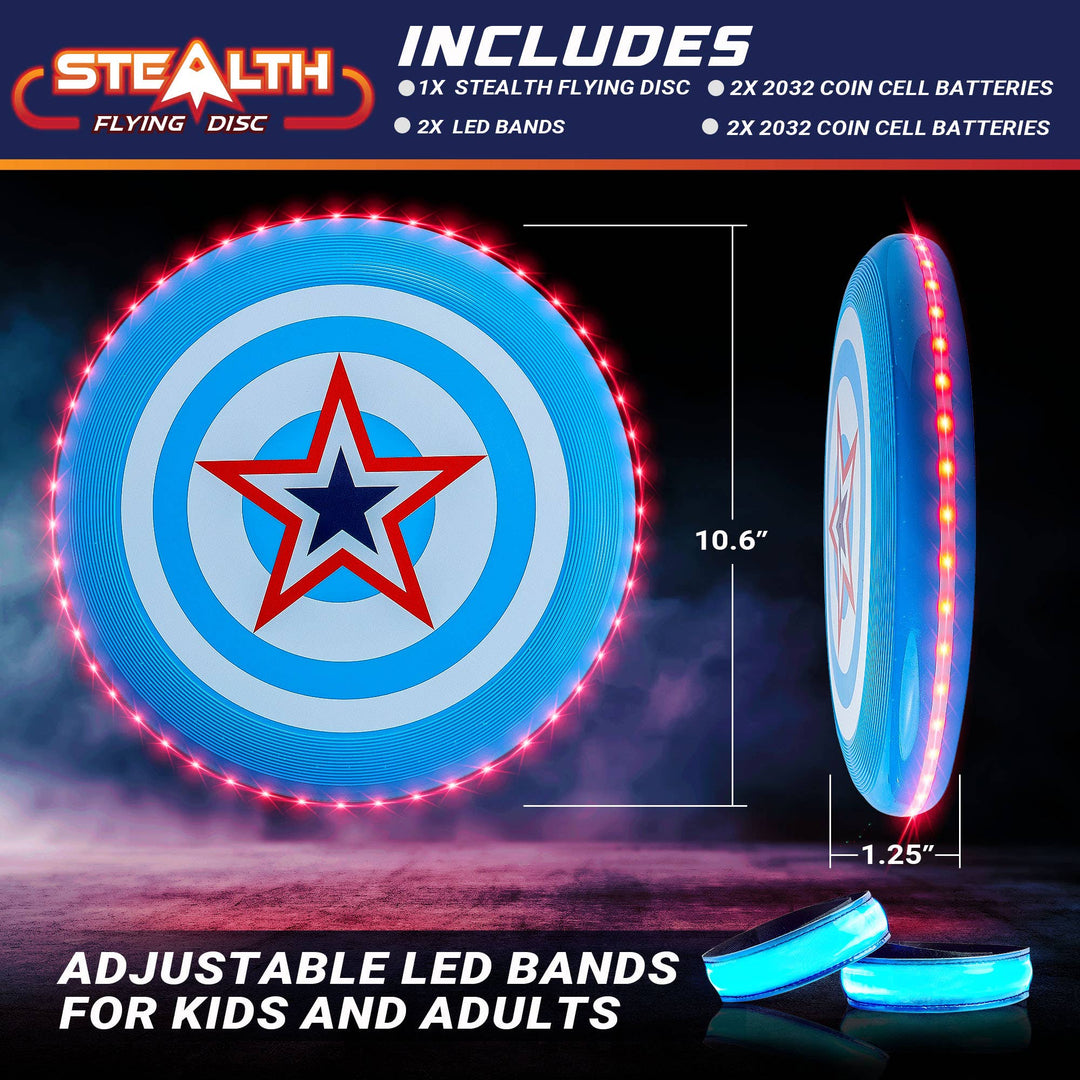 USA Toyz Stealth Flying LED Disc