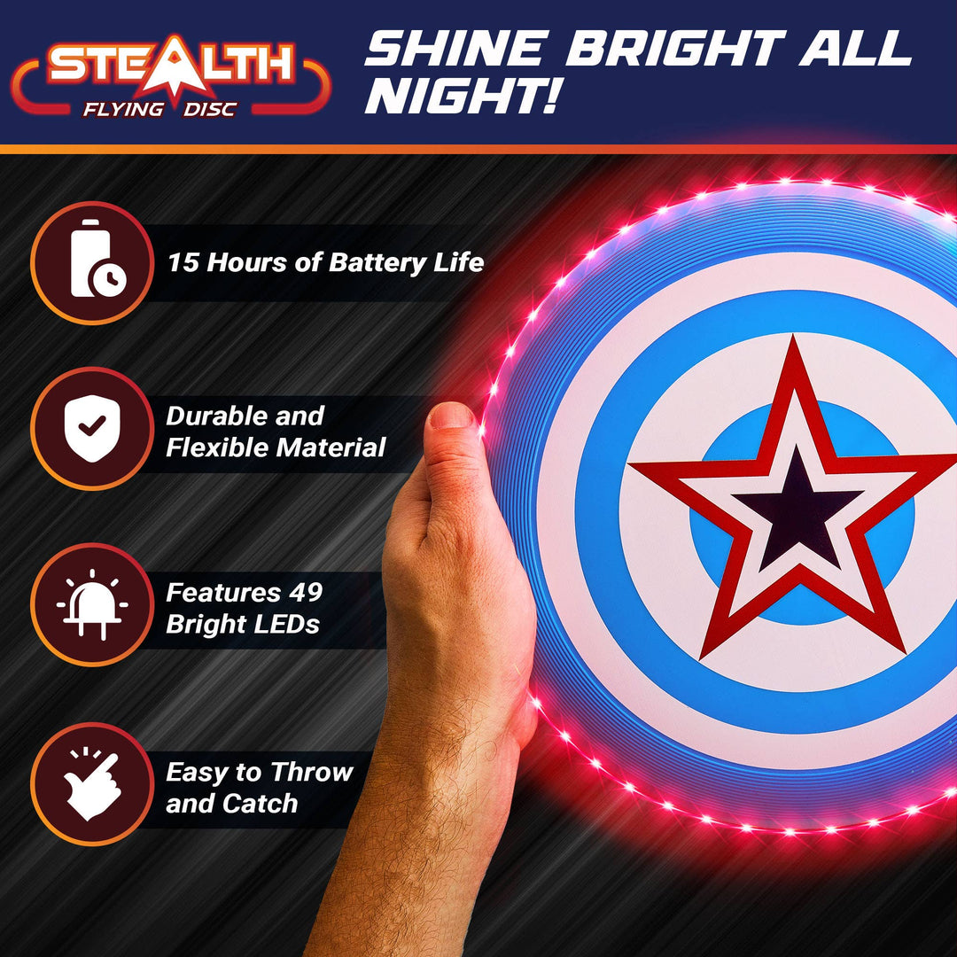 USA Toyz Stealth Flying LED Disc