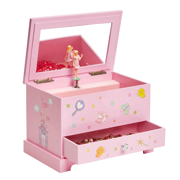 Mele and Co Kerri Girls Musical Fairy Jewelry Box: Pink / Waltz of the Flowers / Girls Musical Fairy Jewelry Box