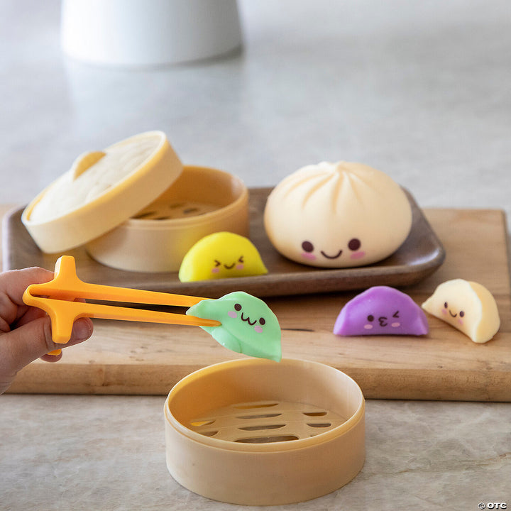 Foodie Fidgets Squishy Bao Bun and Dumplings Fidgets for Kids