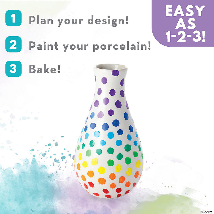 Paint Your Own Porcelain Vases