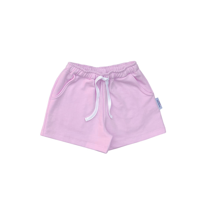 French Terry Play Shorts-Primrose