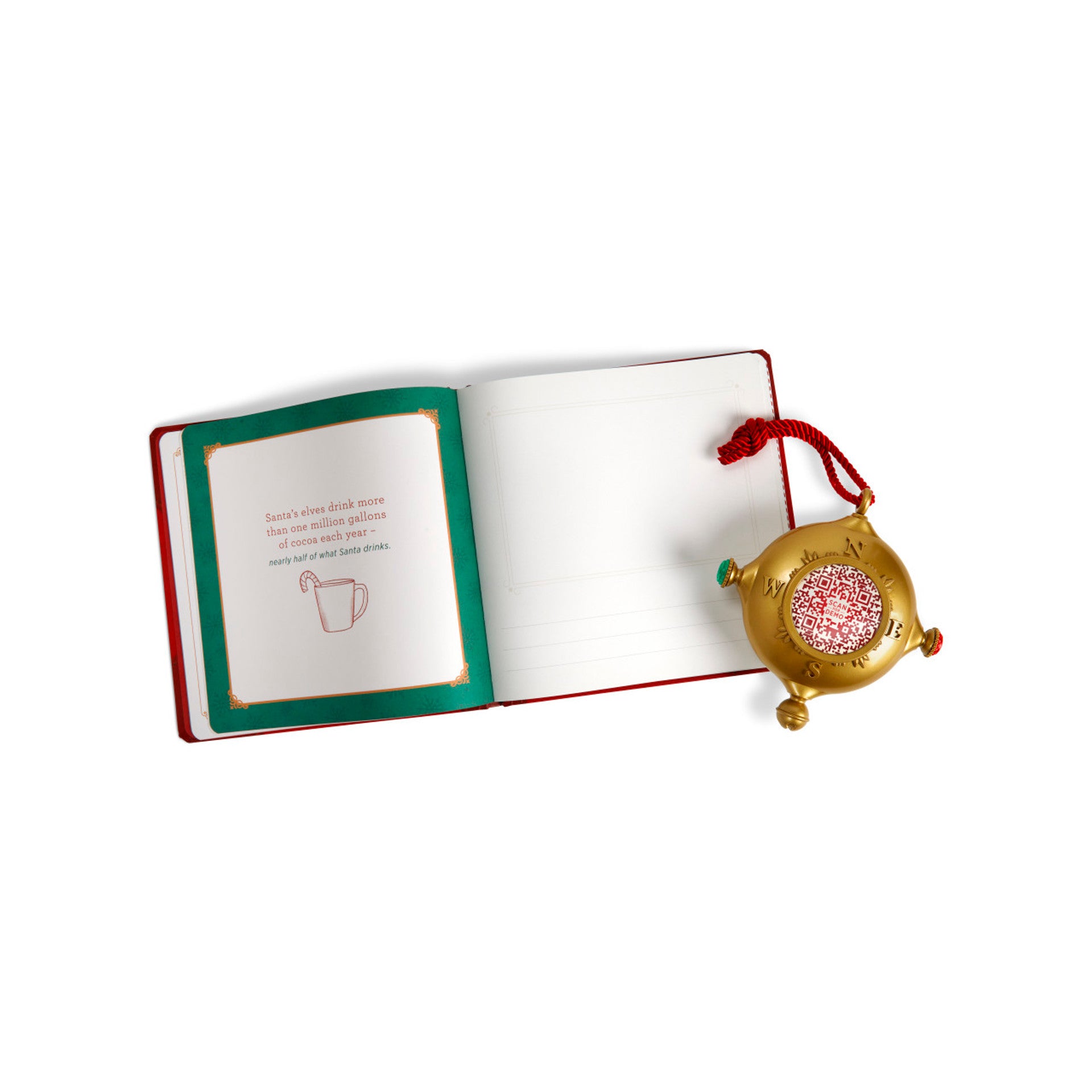 Santa's Kindness Ornament & Journal