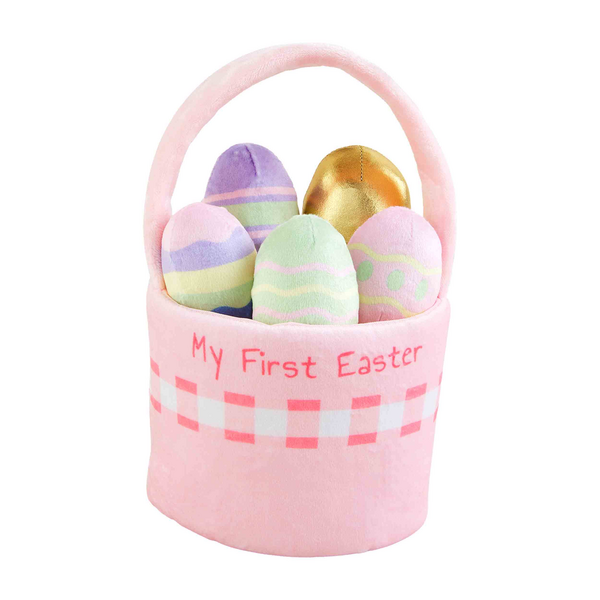 My First Easter Basket Plush Set-Pink