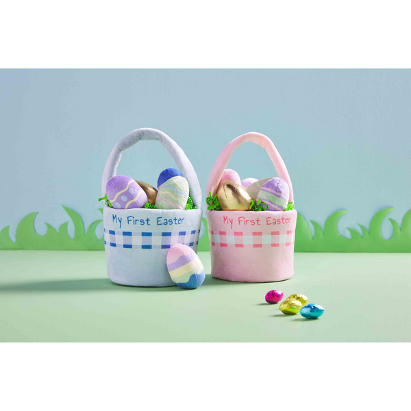 My First Easter Basket Plush Set-Pink