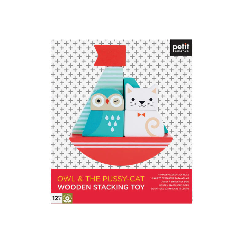 Owl & the Pussy-Cat Wooden Stacking Toy