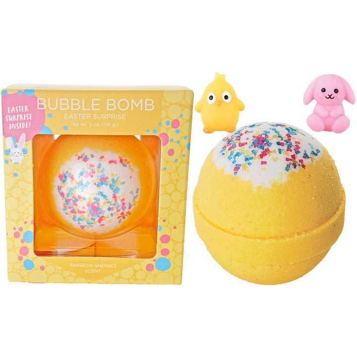 Easter Squishy Toy Surprise Bubble Bath Bomb in Gift Box