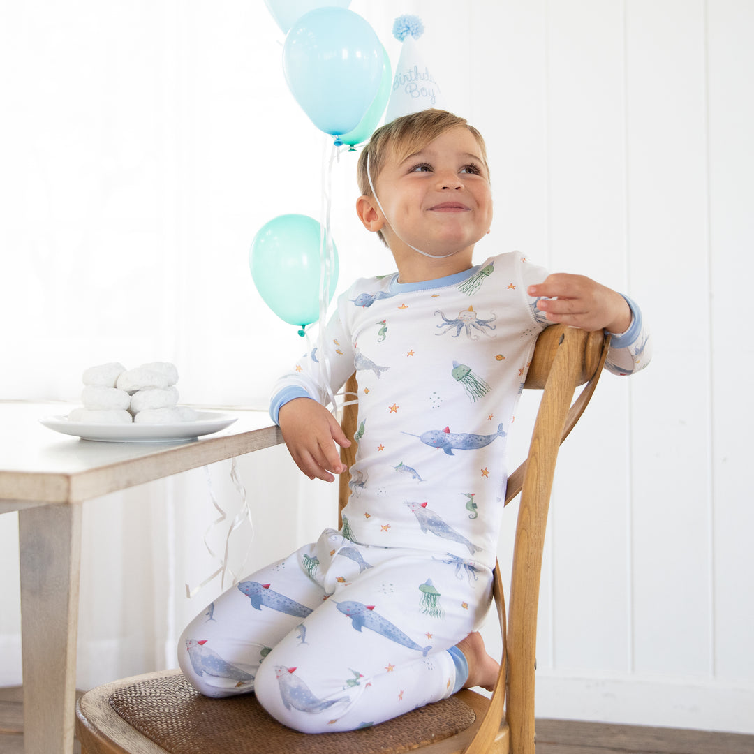 Sea You At The Party Pima Jammies 2-Piece Set