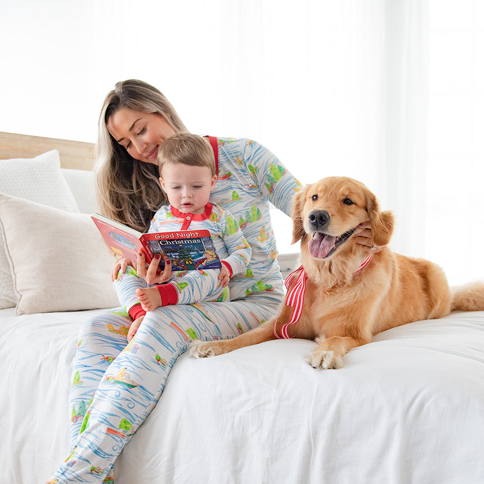 Santa Paws Pima Jammies 2-Piece Set