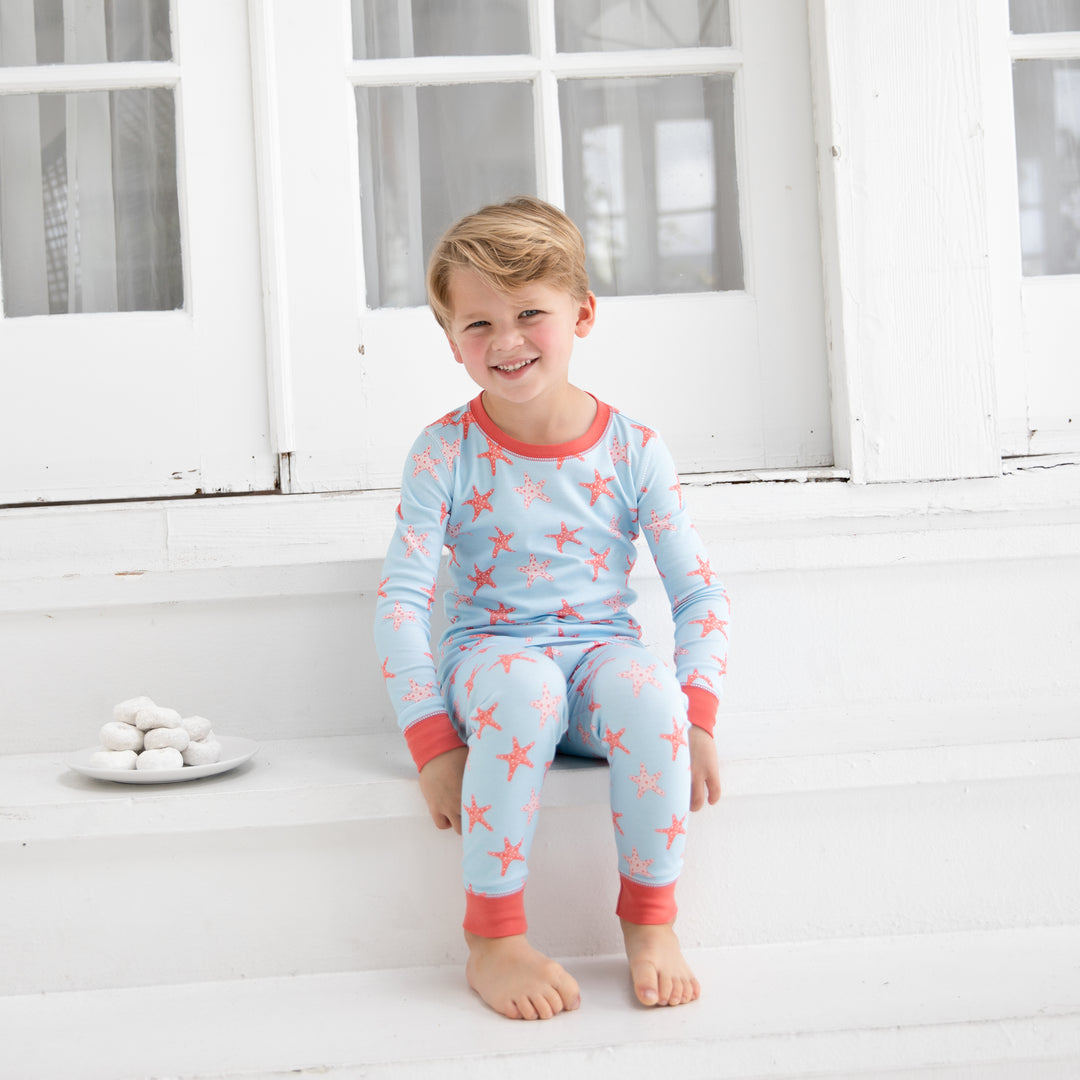 Starfish Pima Jammies 2-Piece Set