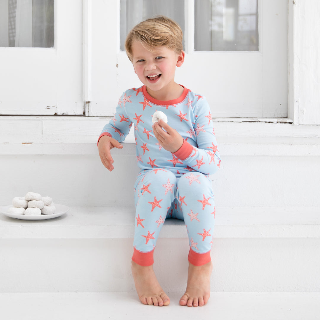 Starfish Pima Jammies 2-Piece Set