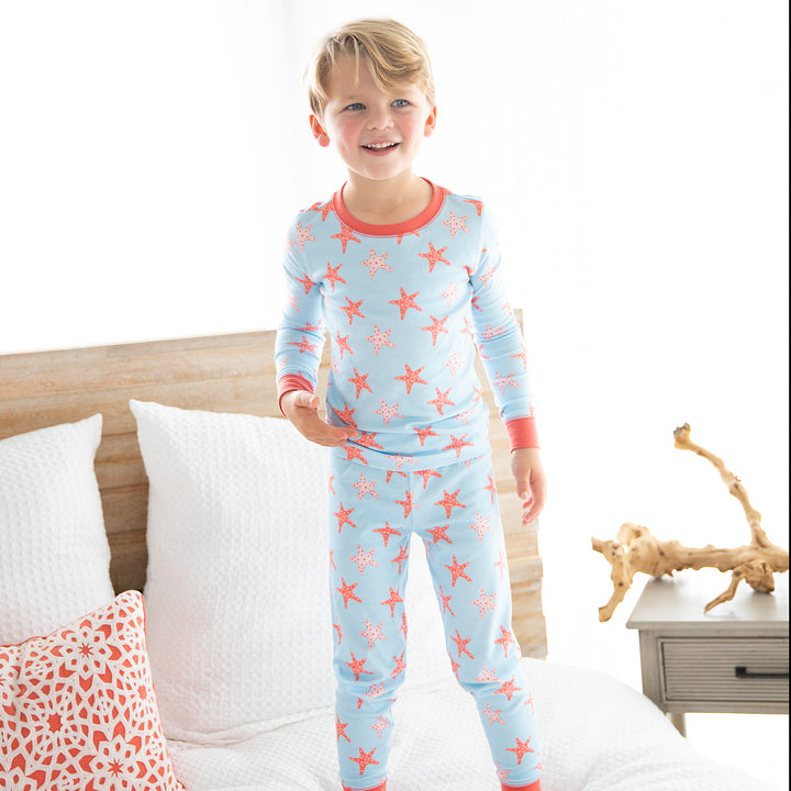 Starfish Pima Jammies 2-Piece Set