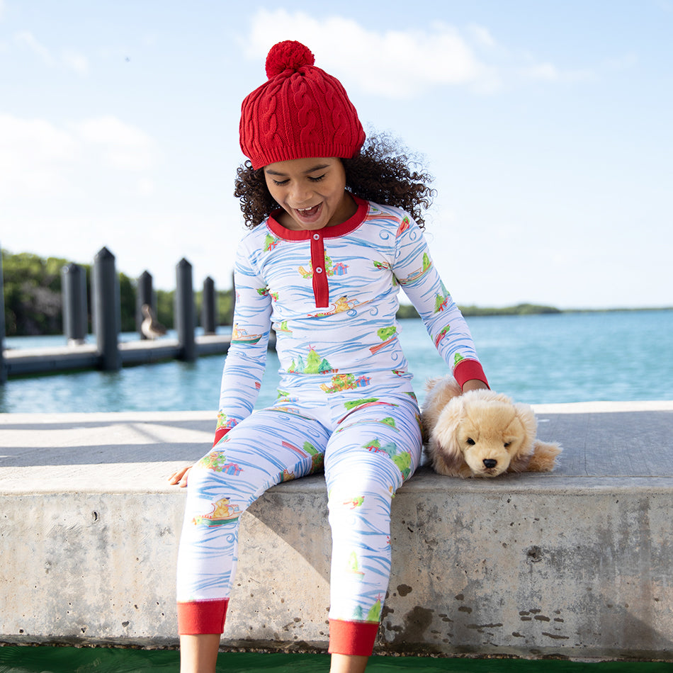 Santa Paws Pima Jammies 2-Piece Set