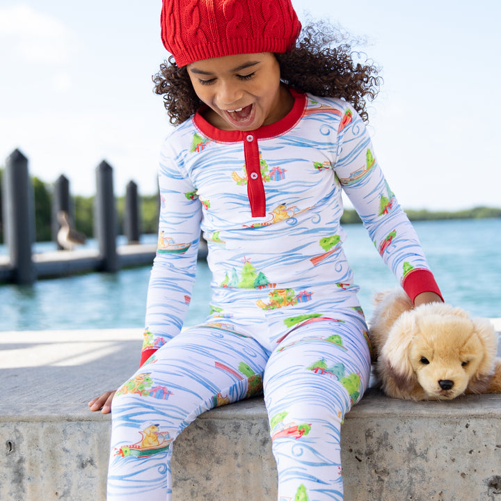 Santa Paws Pima Jammies 2-Piece Set