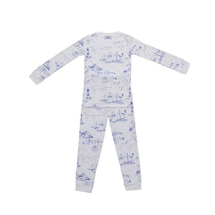 Nantucket Toile Pima Jammies 2-Piece Set