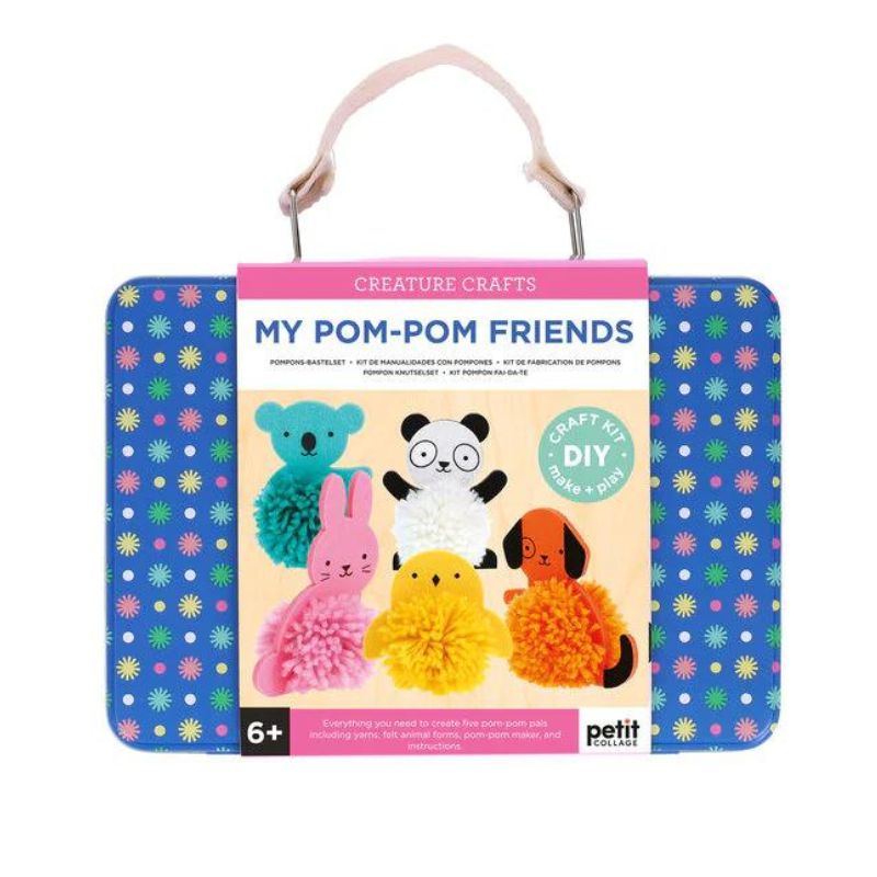 Creature Crafts-My Pom Pom Friends Craft Tin