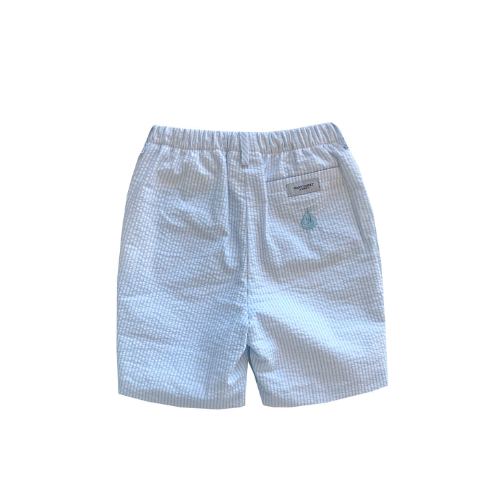 Hinckley Shorts-Blue Seersucker