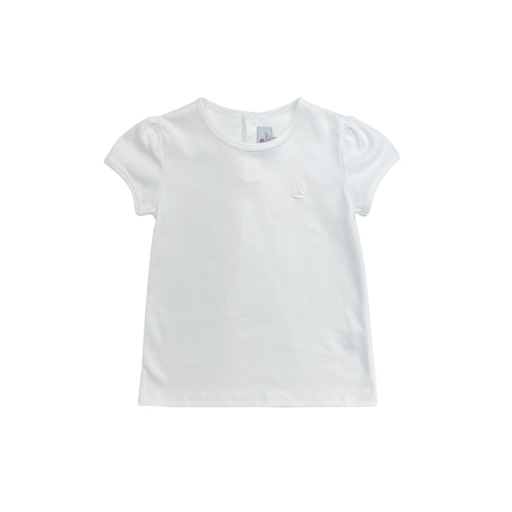 Pima Play Tee-Classic White