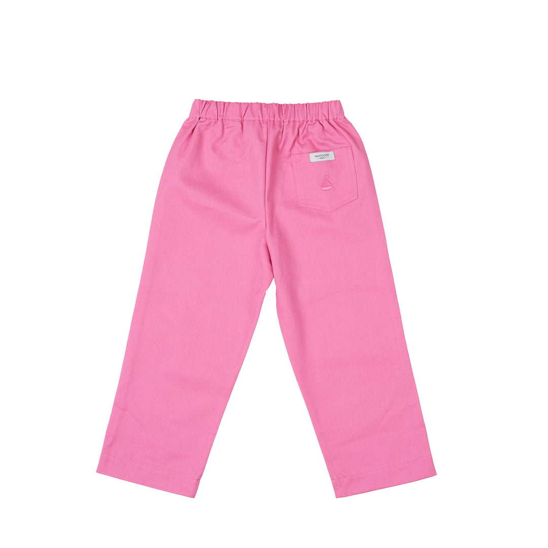 Girl's Prep Pants-Watermelon Twill